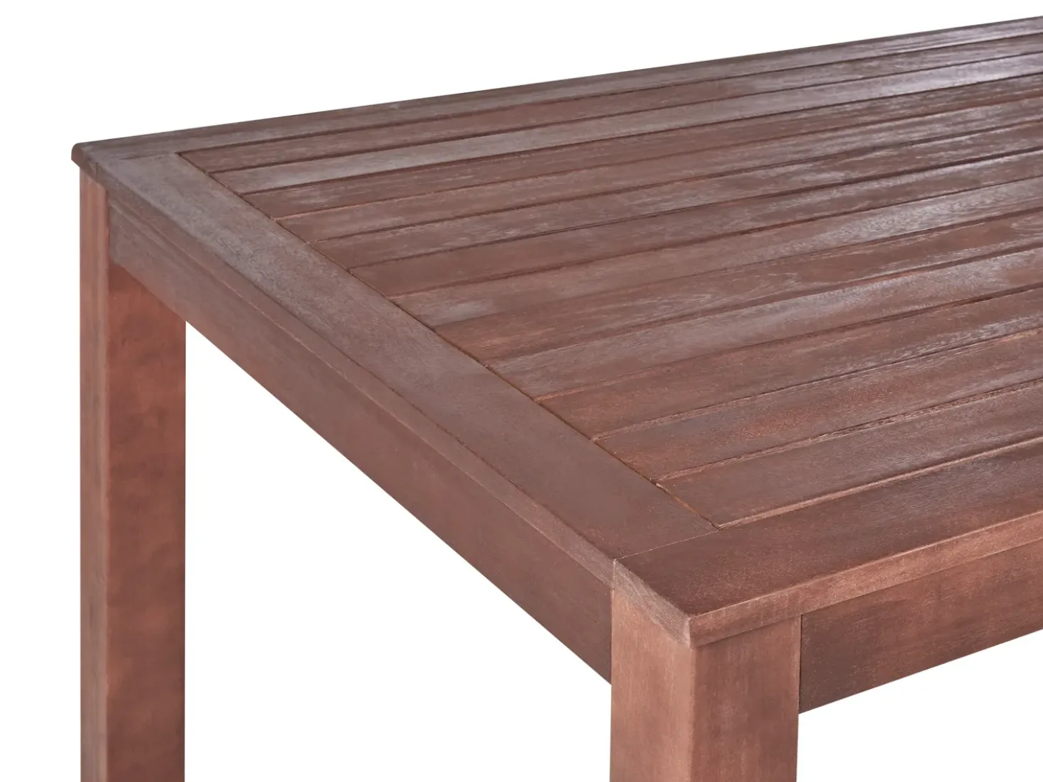 Set da pranzo da giardino con panche 6 posti TUSCANIA Legno d'eucalipto Marrone scuro