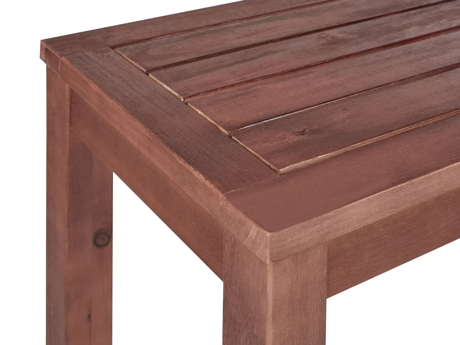 Set da pranzo da giardino con panche 6 posti TUSCANIA Legno d'eucalipto Marrone scuro