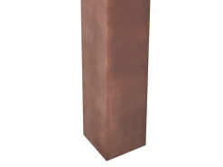 Set da pranzo da giardino con panche 6 posti TUSCANIA Legno d'eucalipto Marrone scuro