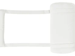 Set da pranzo da giardino 6 posti AMANTEA PREMIUM Legno d'acacia Bianco sporco