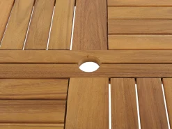 Set da pranzo da giardino 6 posti TOLVE Legno d'acacia Marrone