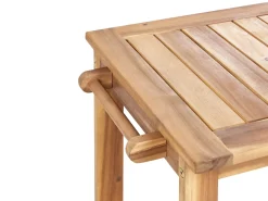 Set da pranzo da giardino con carrello 8 posti SASSARI II Legno di acacia certificato Marrone chiaro