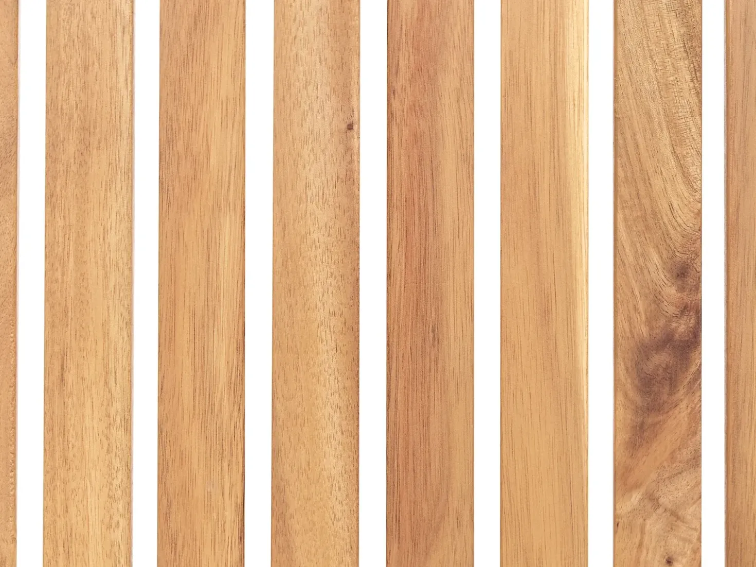 Set da pranzo da giardino con carrello 8 posti SASSARI II Legno di acacia certificato Marrone chiaro