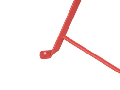Set da pranzo da giardino 4 posti FIORI Metallo Rosso