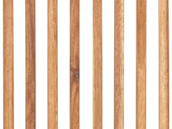 Set da pranzo da giardino 6 posti MAUI II con Ombrellone (12 opzioni) Legno d'acacia Marrone chiaro