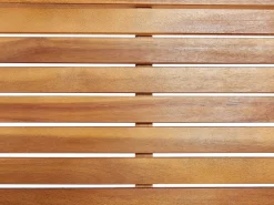 Set da pranzo da giardino 6 posti MAUI II con Ombrellone (12 opzioni) Legno d'acacia Marrone chiaro