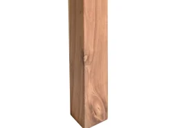 Set da pranzo da giardino 4 posti OMBRIANO Legno di acacia certificato Marrone chiaro