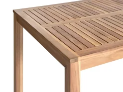 Set da pranzo da giardino 4 posti OMBRIANO Legno di acacia certificato Marrone chiaro