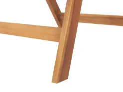 Set da pranzo da giardino 6 posti JAVA con cuscini Legno d'acacia Grigio grafite