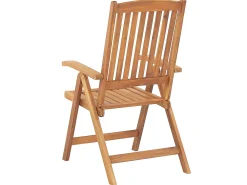 Set da pranzo da giardino 6 posti JAVA con cuscini Legno d'acacia Grigio grafite