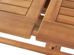 Set da pranzo da giardino 6 posti JAVA con cuscini Legno d'acacia Grigio grafite