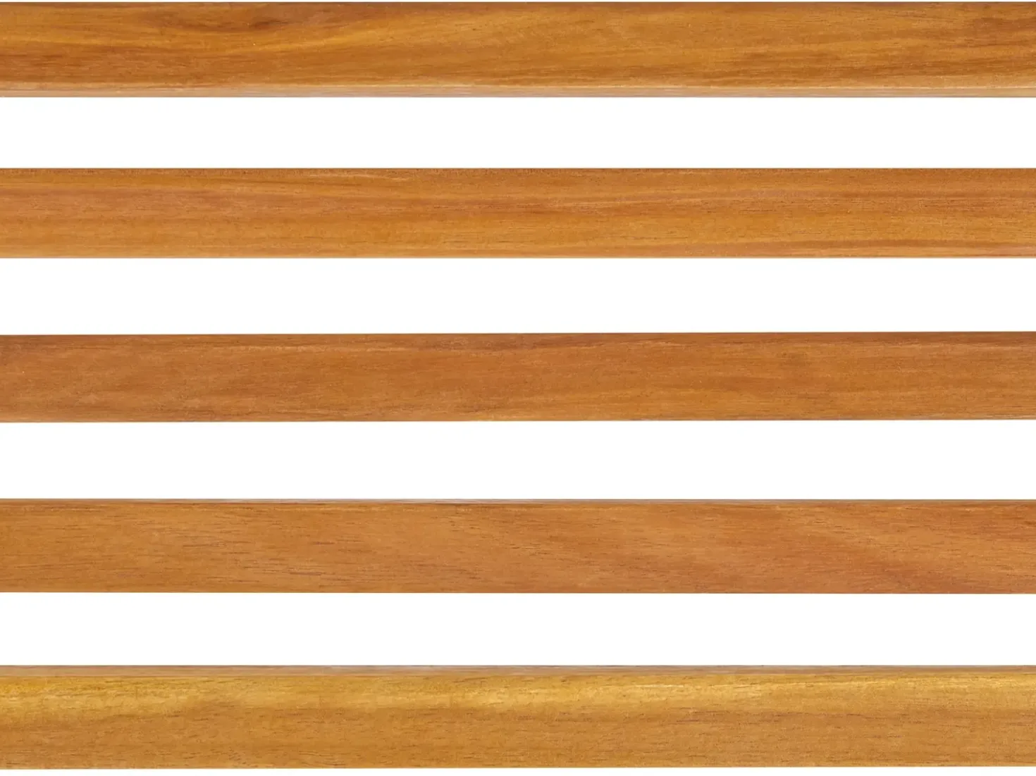 Set da pranzo da giardino con panche 4 posti BELLANO Legno d'acacia Marrone