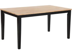 Set da pranzo GEORGIA Legno Marrone/Nero 6 posti