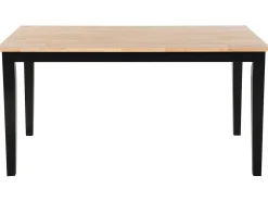 Set da pranzo GEORGIA Legno Marrone/Nero 6 posti