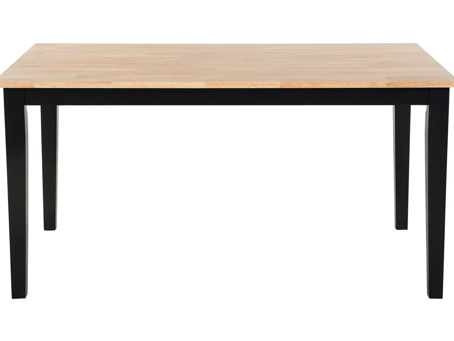Set da pranzo GEORGIA Legno Marrone/Nero 6 posti