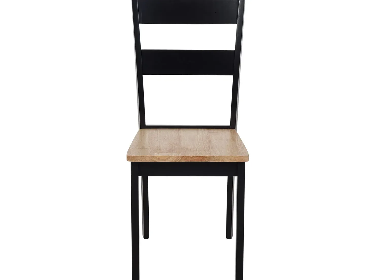 Set da pranzo GEORGIA Legno Marrone/Nero 6 posti