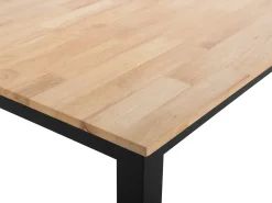 Set da pranzo GEORGIA Legno Marrone/Nero 6 posti