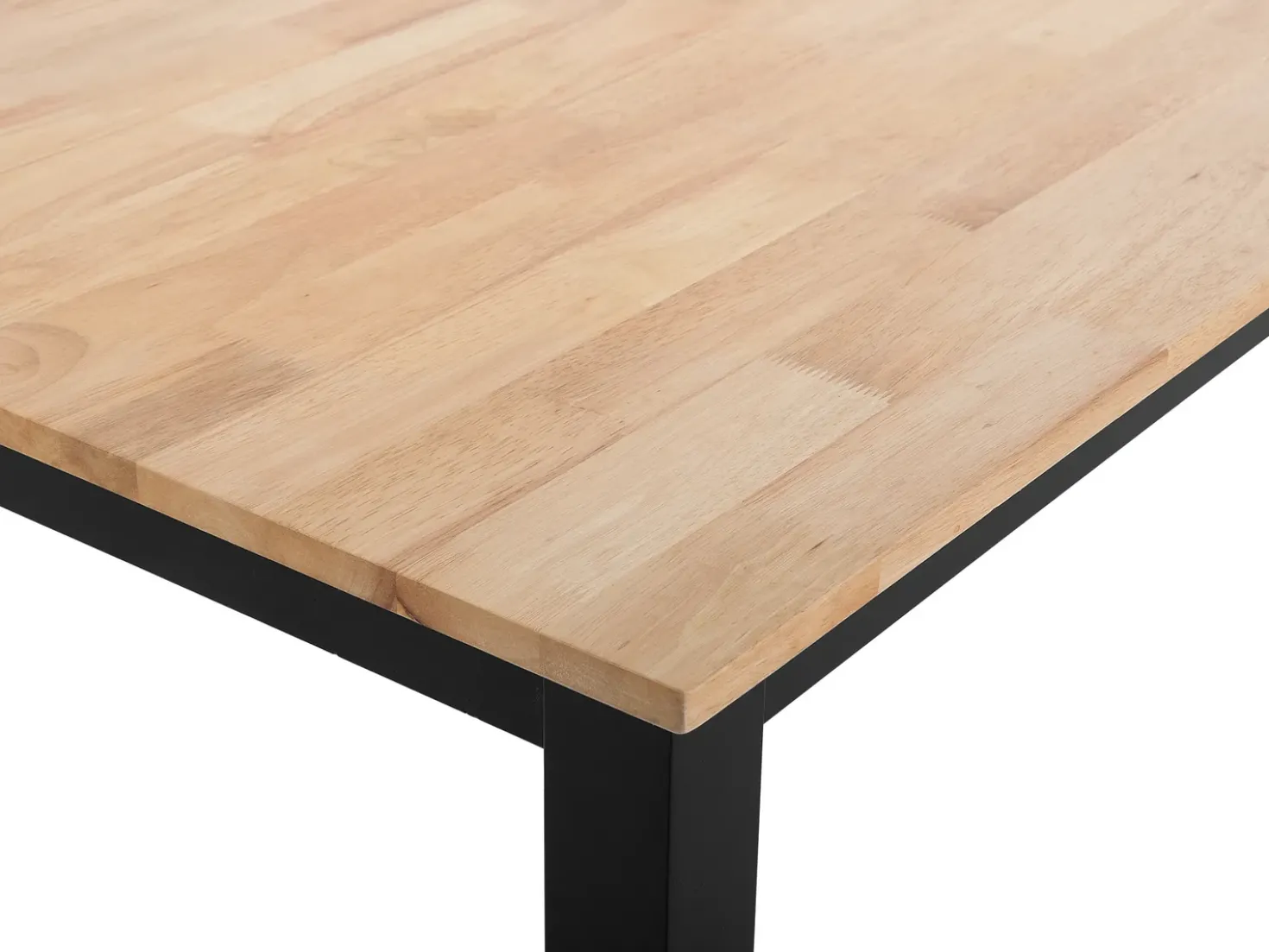 Set da pranzo GEORGIA Legno Marrone/Nero 6 posti
