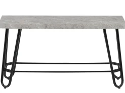Set da pranzo KEMPTON Grigio chiaro 4 posti