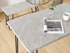 Set da pranzo KEMPTON Grigio chiaro 4 posti