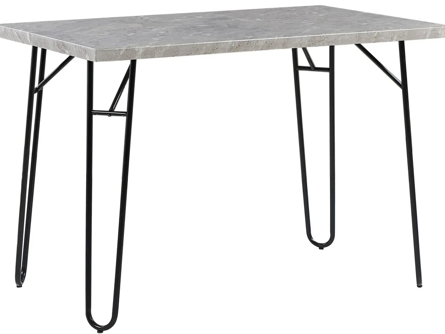 Set da pranzo KEMPTON Grigio chiaro 4 posti