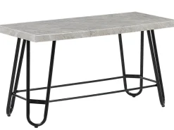 Set da pranzo KEMPTON Grigio chiaro 4 posti