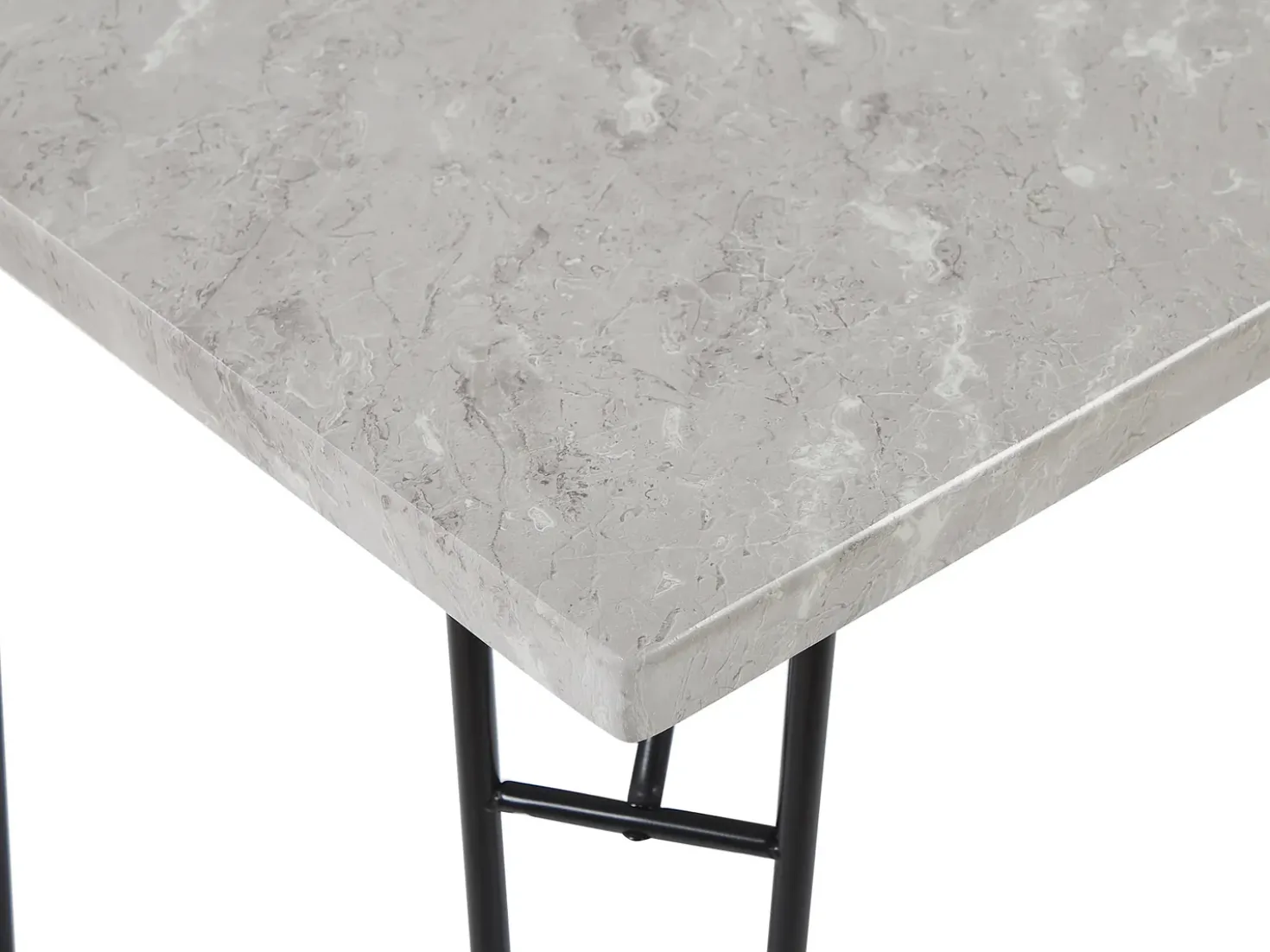 Set da pranzo KEMPTON Grigio chiaro 4 posti
