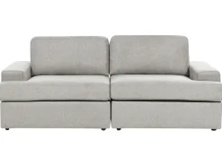 Set da salotto 5 posti ALLA Tessuto Grigio chiaro