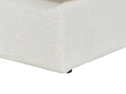 Set da salotto 5 posti ALLA Bouclé Bianco sporco