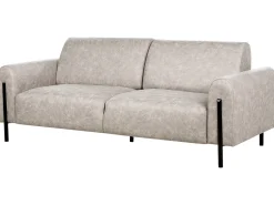 Set da salotto 4 posti ASKIM Tessuto Grigio chiaro