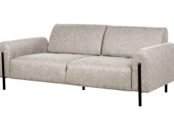 Set da salotto 4 posti ASKIM Tessuto Grigio chiaro