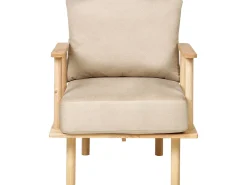 Set da salotto 3 posti ASKER Tessuto Beige sabbia