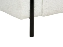 Set da salotto 4 posti ASKIM Bouclé Bianco