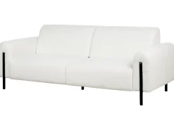 Set da salotto 4 posti ASKIM Bouclé Bianco