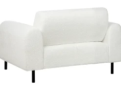 Set da salotto 4 posti ASKIM Bouclé Bianco