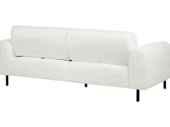 Set da salotto 4 posti ASKIM Bouclé Bianco