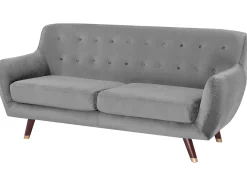 Set da salotto 6 posti BODO Velluto Grigio