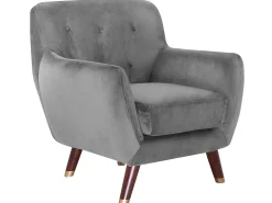 Set da salotto 6 posti BODO Velluto Grigio