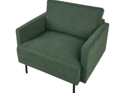 Set da salotto 2 posti BREDA Tessuto Verde scuro