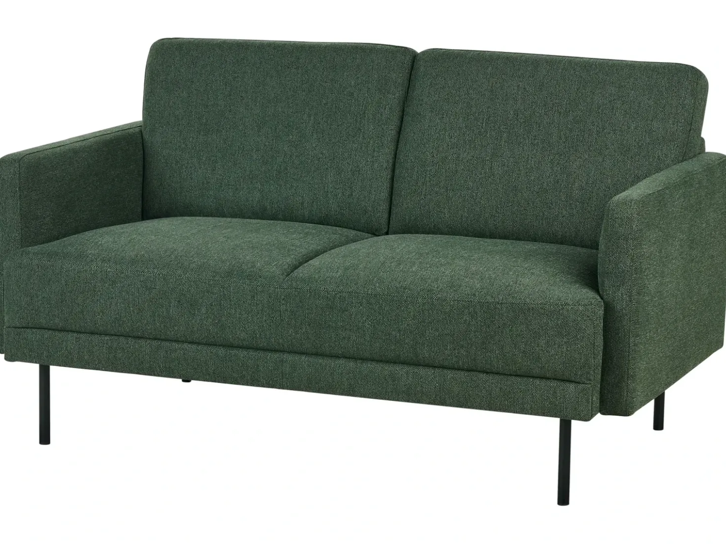 Set da salotto 2 posti BREDA Tessuto Verde scuro