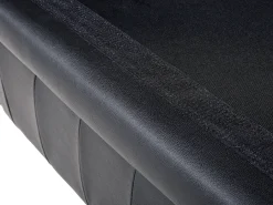 Set da salotto 4 posti CHESTERFIELD Pelle naturale Nero