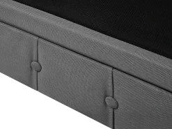 Set da salotto 4 posti CHESTERFIELD Tessuto Grigio chiaro
