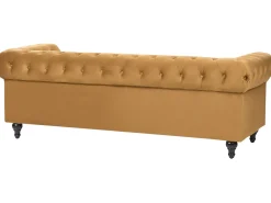 Set da salotto 4 posti CHESTERFIELD Velluto Oro