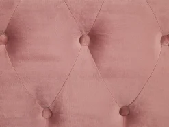 Set da salotto 4 posti CHESTERFIELD Velluto Rosa