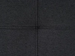 Set da salotto 3 posti EDLAND Tessuto Nero con Panca