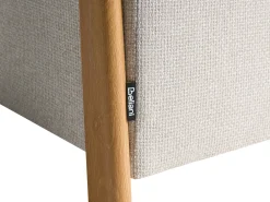 Set da salotto 3 posti EDLAND Tessuto Beige chiaro con Panca