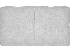 Set da salotto 3 posti EDLAND Tessuto Grigio chiaro con Pouf