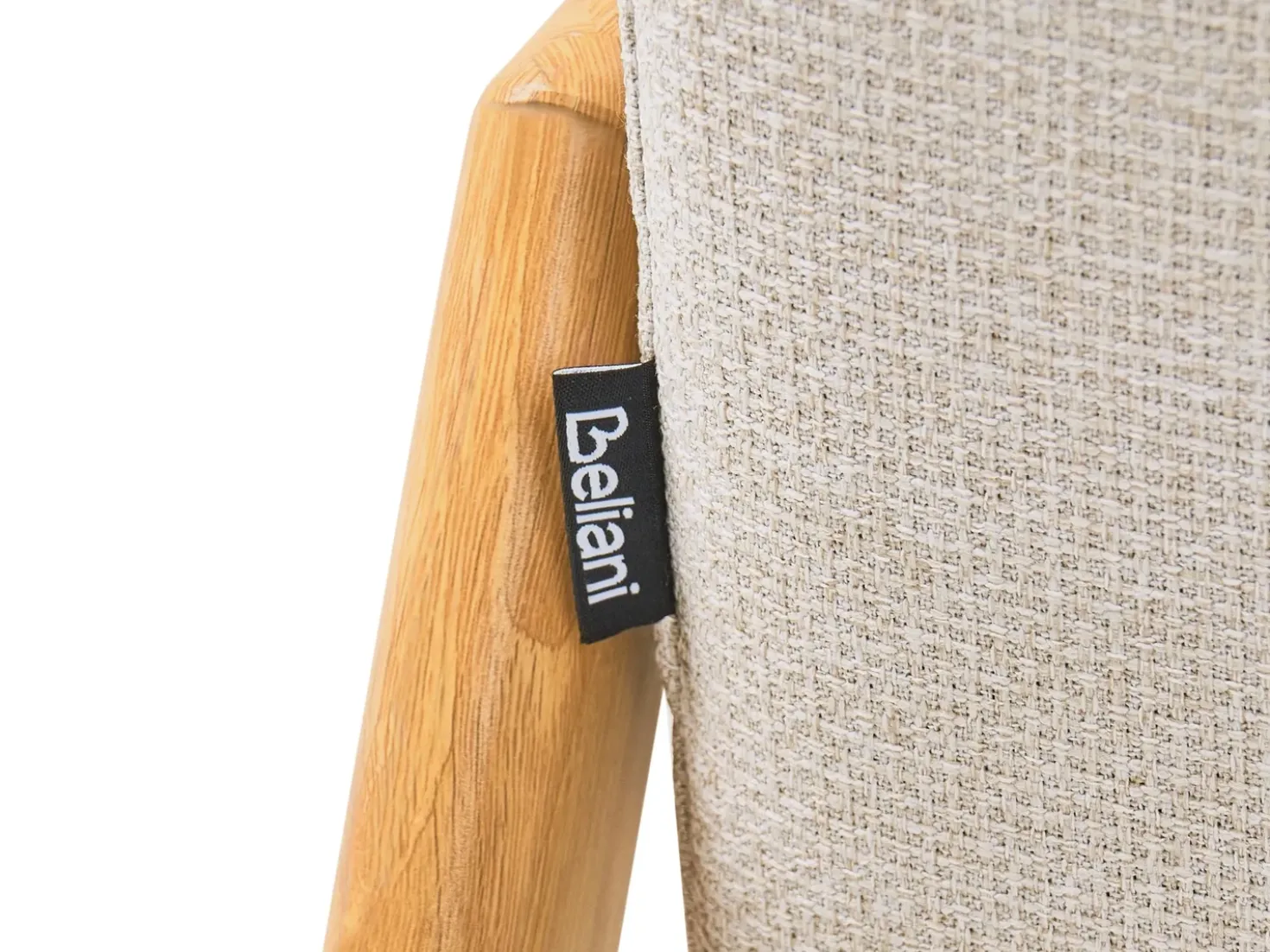Set da salotto 3 posti EDLAND Tessuto Beige chiaro con Pouf
