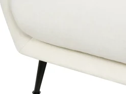 Set da salotto 3 posti EIBY Ciniglia Bianco