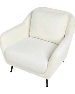 Set da salotto 3 posti EIBY Ciniglia Bianco